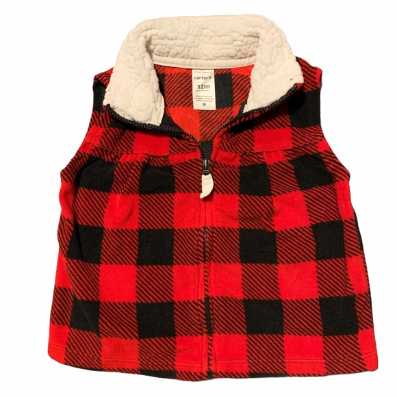 Carter's Other - Carter’s Buffalo Check Little Vest